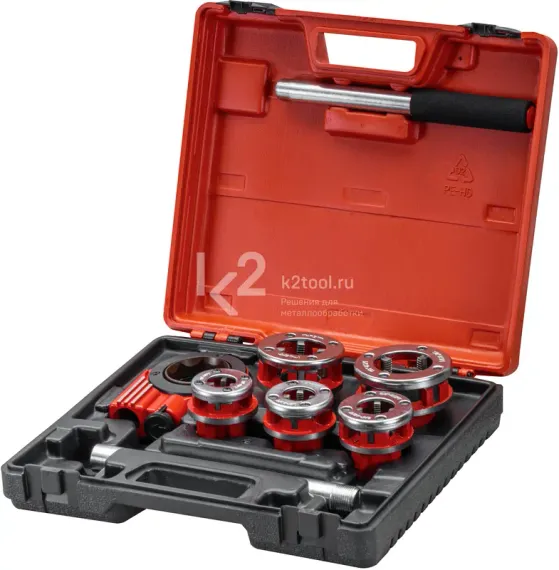 Клупп ручной Ravic RV-360 с набором головок, 3/8″-1 1/4″, 5 шт.