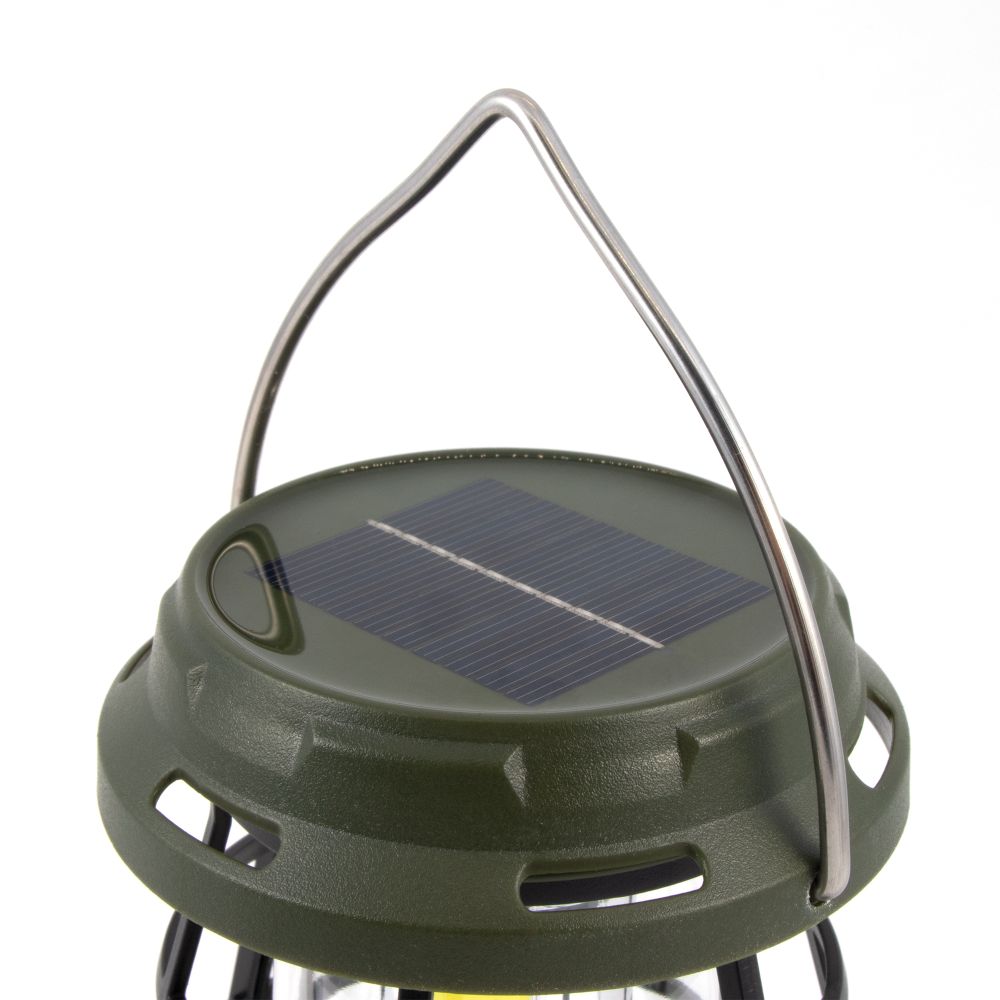 Фонарь кемпинговый "СИБИРСКИЙ СЛЕДОПЫТ-Неон-2", 2СОВ, солн. бат., аккум.1x2200 mAh, зеленый