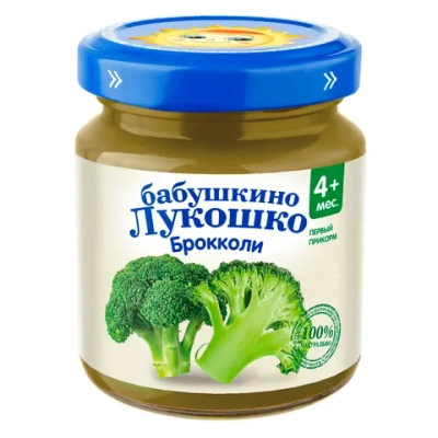 Пюре Бабушкино лукошко Брокколи с 4 мес 100 г