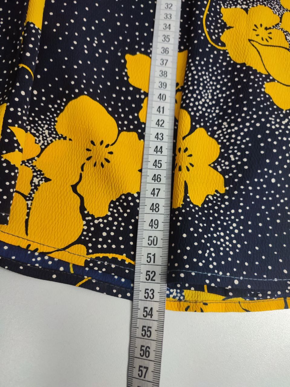 Юбка с желтыми цветами 42 размер