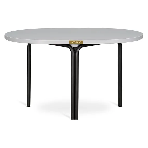 Столик кофейный ror, 75х50 см, черный/серый