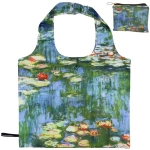 Сумка - шоппер в чехле с замком водонепроницаемая «ИДЕЯДОМА», принт водяные лилии, 46*55см