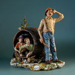 Фарфоровая мануфактура Capodimonte «Том Сойер и Гекельберри Финн»