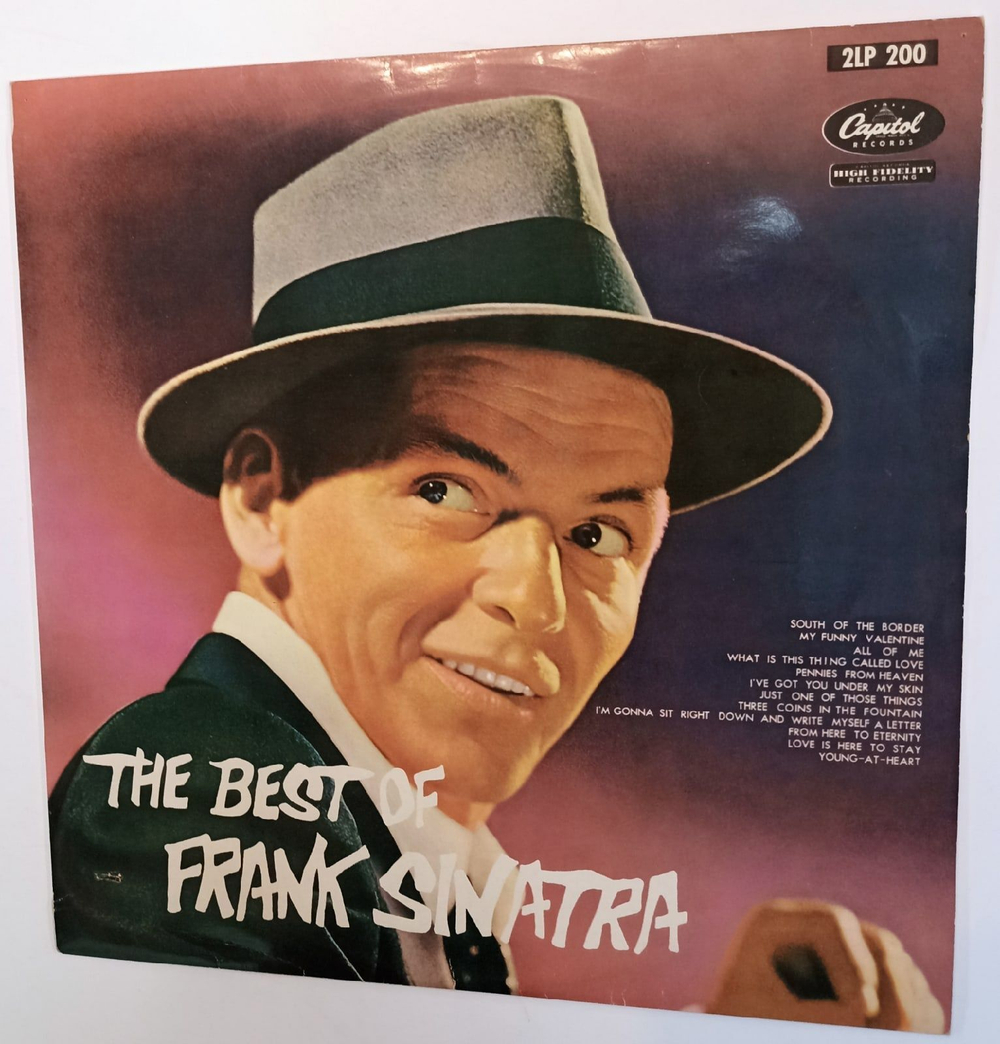Винтажная виниловая пластинка Frank Sinatra The Best Of Frank Sinatra (Red Vinyl Japan 1960)