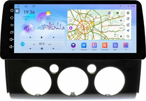 Магнитола для Toyota FJ Cruiser 2005-2022 (рамка черная) - FarCar монитор 12.3" 2K QLED на Android 14, Быстрая, CarPlay, 4G SIM-слот