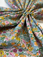 Хлопок Liberty белый с цветочным принтом Tana Lawn™ Cotton - Classic Collection