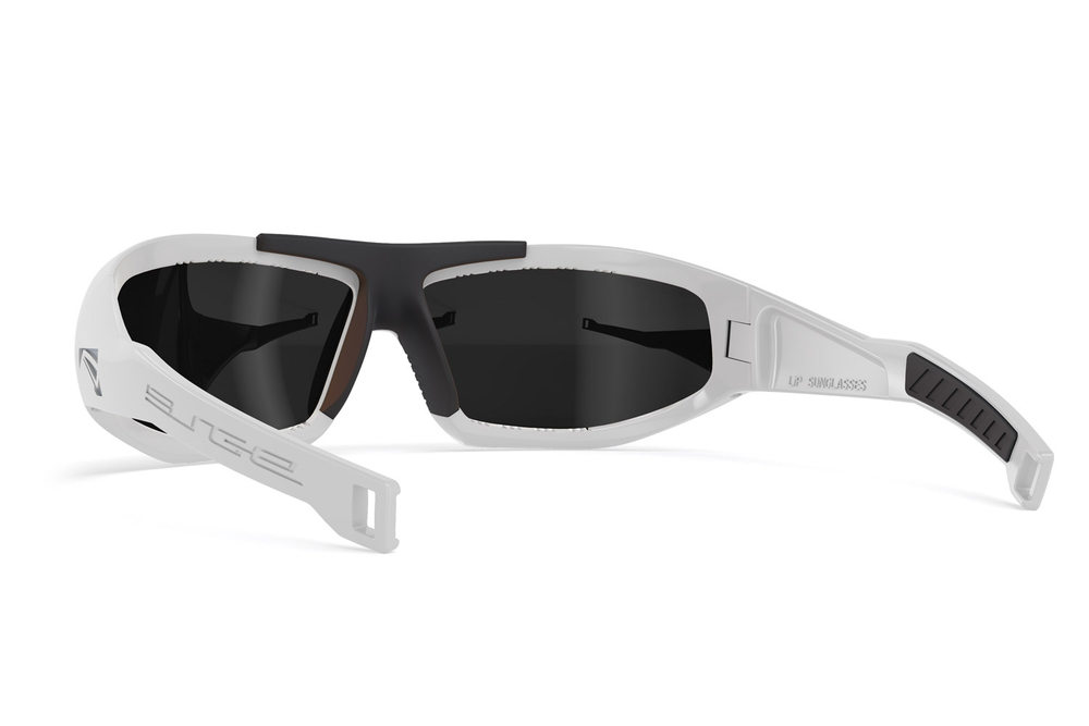 Спортивные очки LiP Surge Aero / Stone White - Black / PC Polarized / Levante Series ML Red Smoke