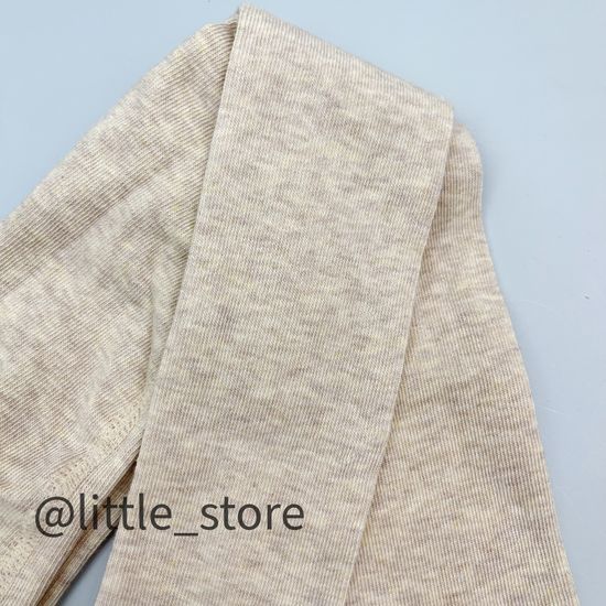 Колготки хлопковые, Бежевый меланж