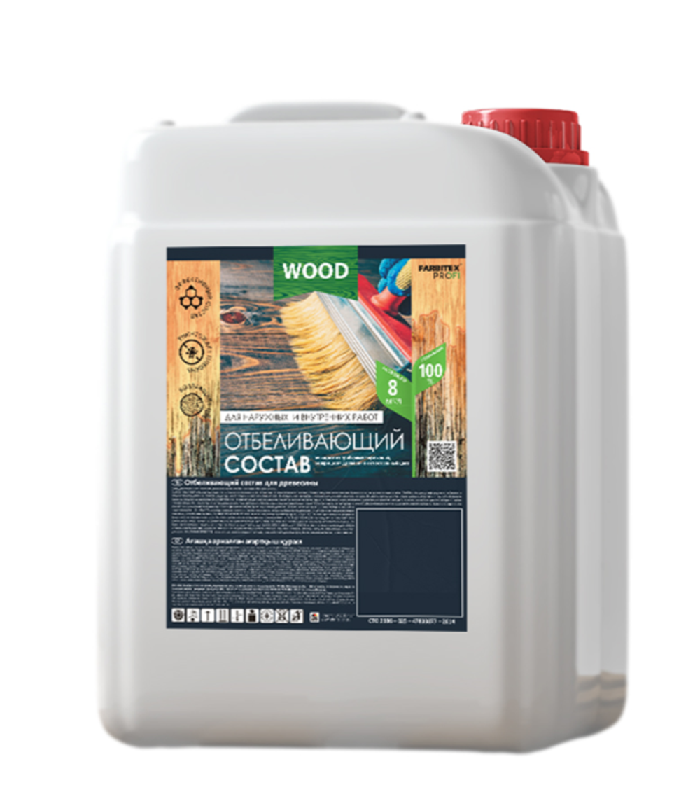 Состав отбеливающий для древесины Farbitex Profi Wood