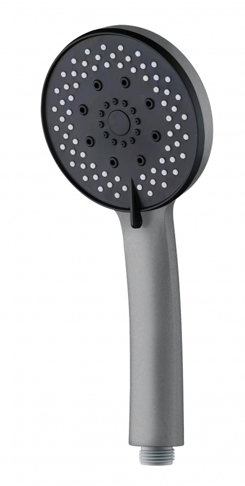 5015-3 Лейка для душа, графит 12*26см (5-функций) HANSEN (50/1шт)