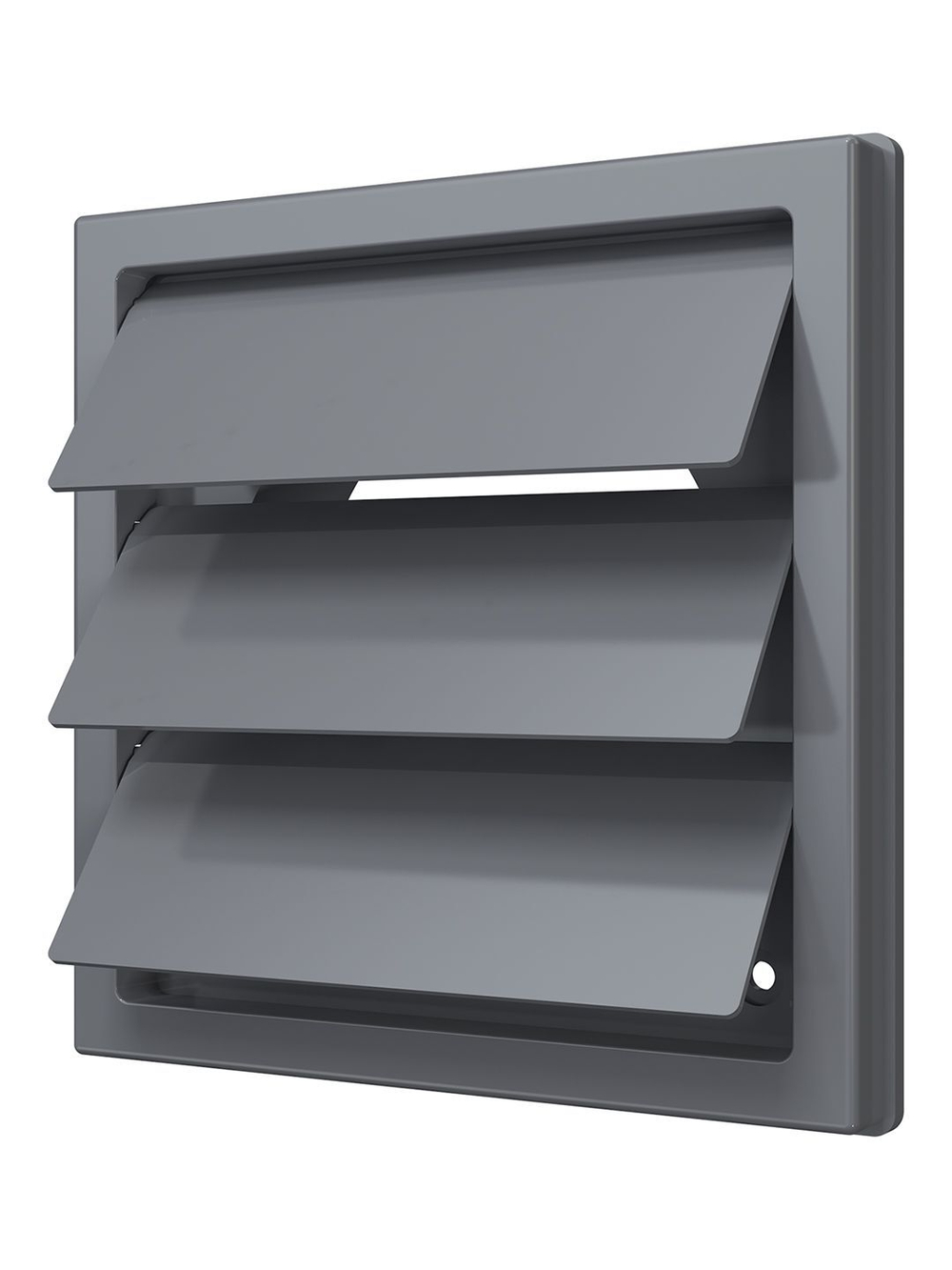 Выход стенной КФ фланец D125 жалюзи 150x150 ASA Gray ERA