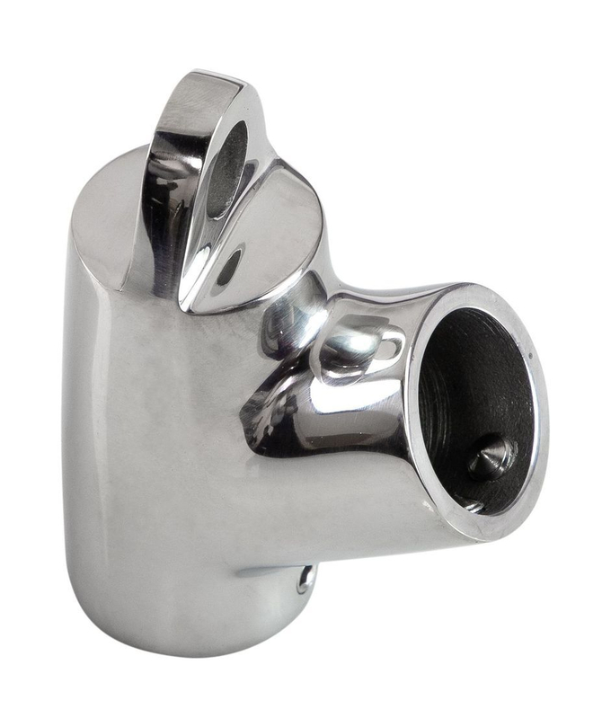 Тройник леера 7/8" (22,2 мм), 60 град с петлей