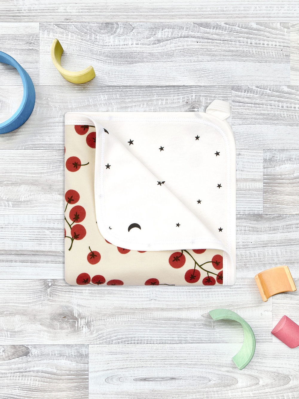 Двусторонний плед Mjölk Cherry Tomatoes