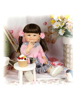 Кукла Реборн виниловая LifeReborn 55см (LR-034)