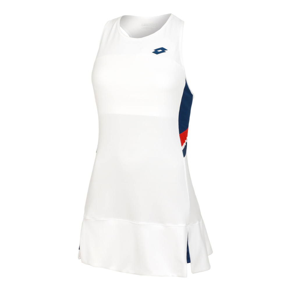 Женская теннисное платье Lotto Squadra III Dress Women - White