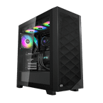 Корпус PCCooler C3D510 BK ARGB EATX/ATX/mATX/ITX USB3.0, 2xUSB2.0 Black