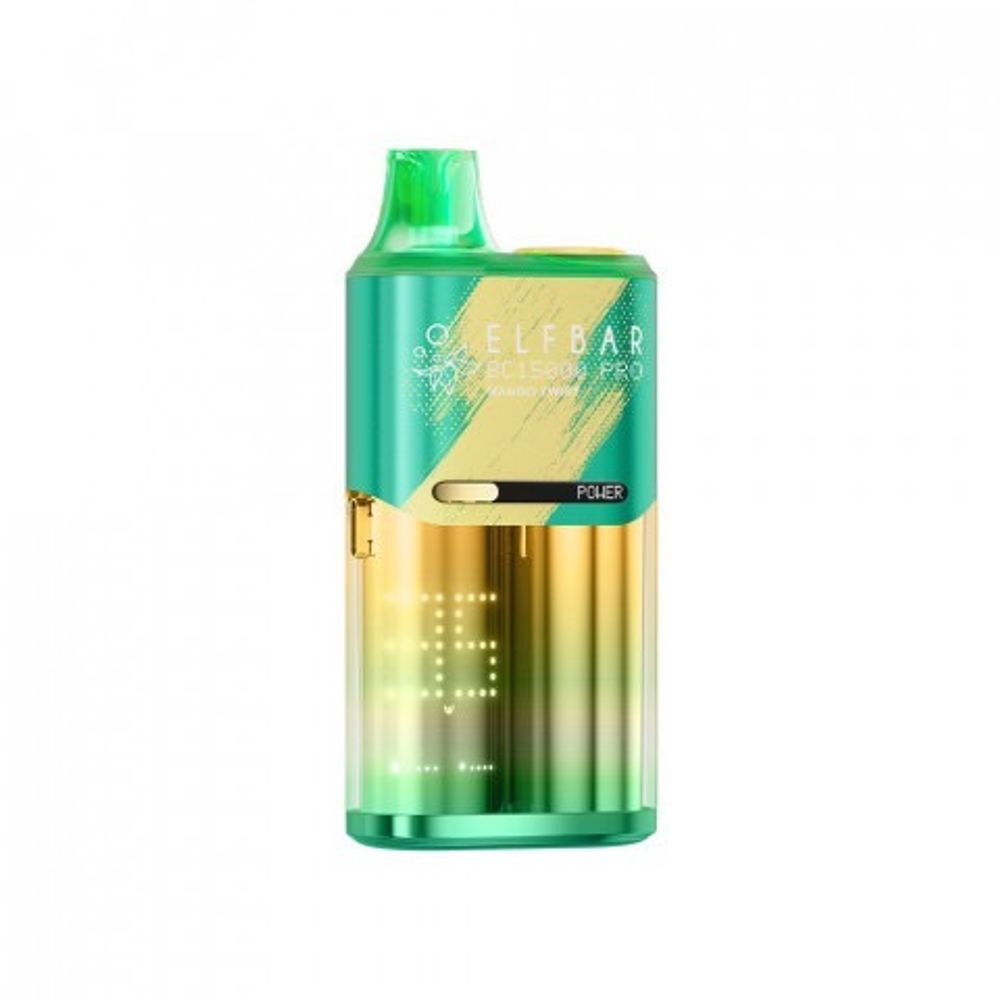 Elf bar BC15000 PRO (13мл) - Манго, Зеленый Виноград