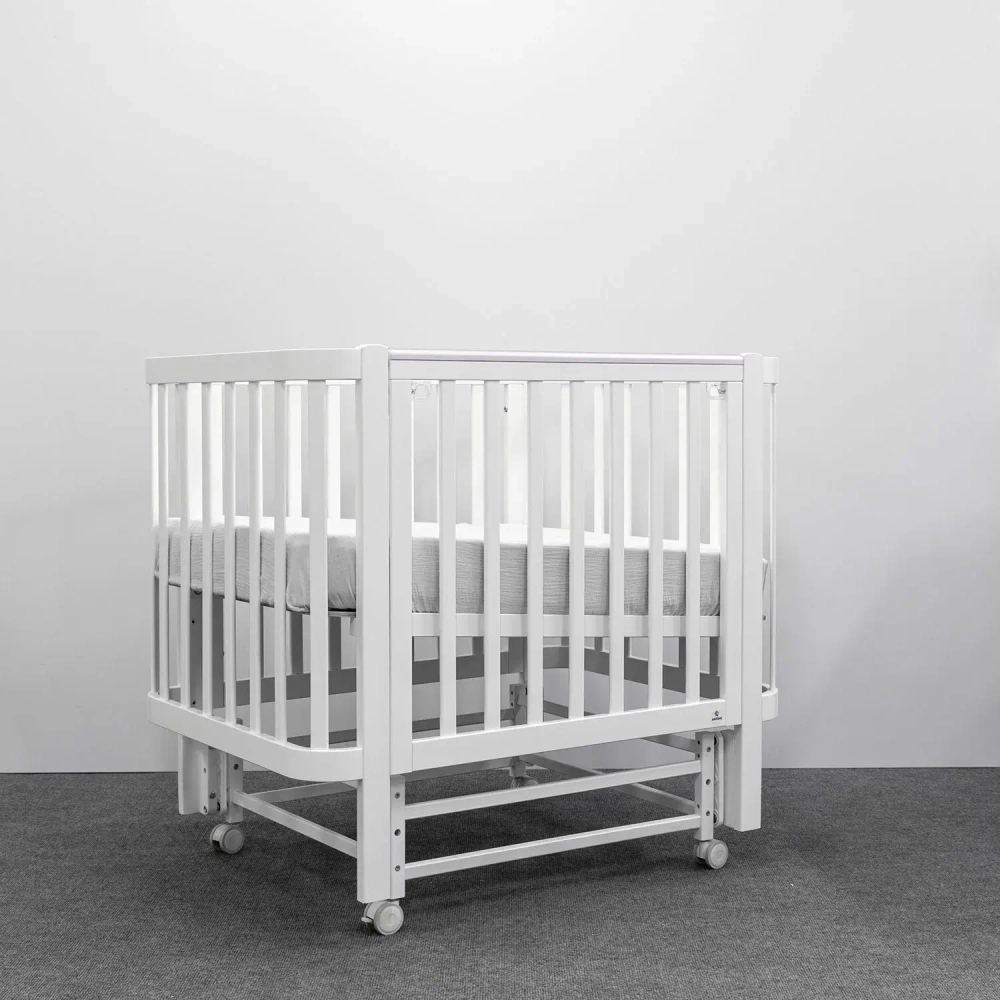 Кроватка детская Antemi Terra Light NEW с маятником НИК 17б белый