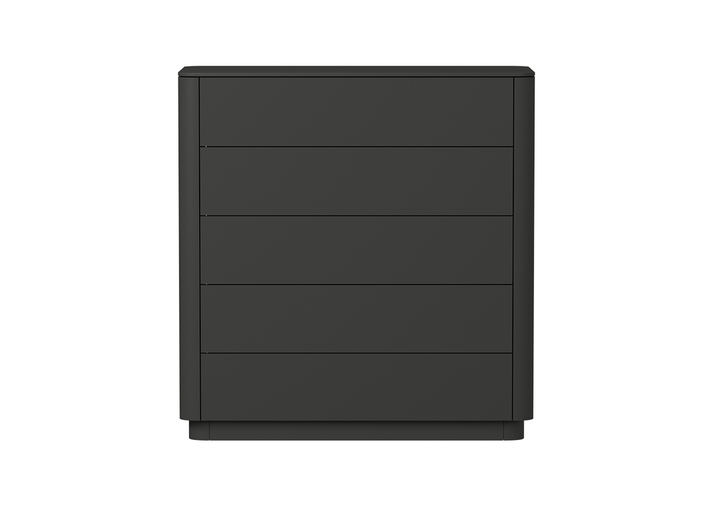 Комод Tammi 5 ящиков ширина 100 см (черный)