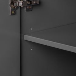 Комод Арт Сканди с 2 полками Серый Амбер