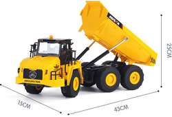 Радиоуправляемый карьерный самосвал HUI NA TOYS масштаб 1:16 2.4G - HN1553