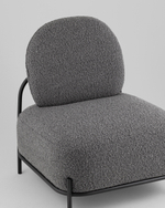 Кресло Стоун new ткань букле тёмно-серый