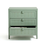 Dipriz Комод деревянный Карлос из массива сосны, 3 ящика, 86x50x90 см, эвкалипт