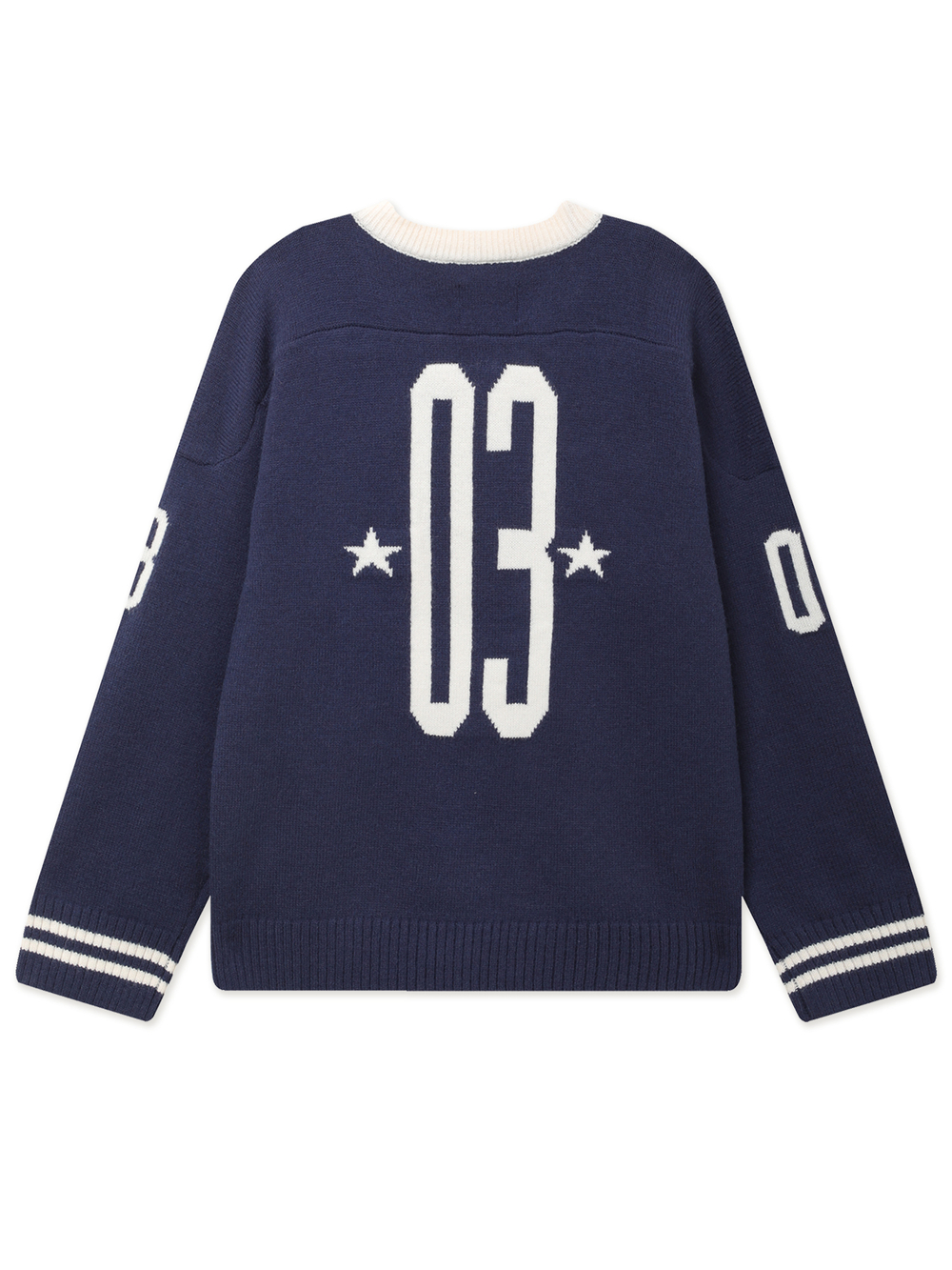Женский Свитер Knit Hockey Jersey Navy