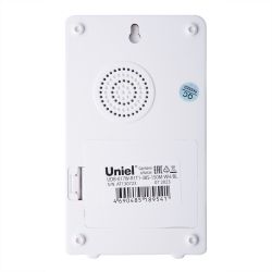 UDB-017W-R1T1-38S-150M-WH-BL Звонок беспроводной. Радиус действия 150м. Белый с черным. ТМ Uniel