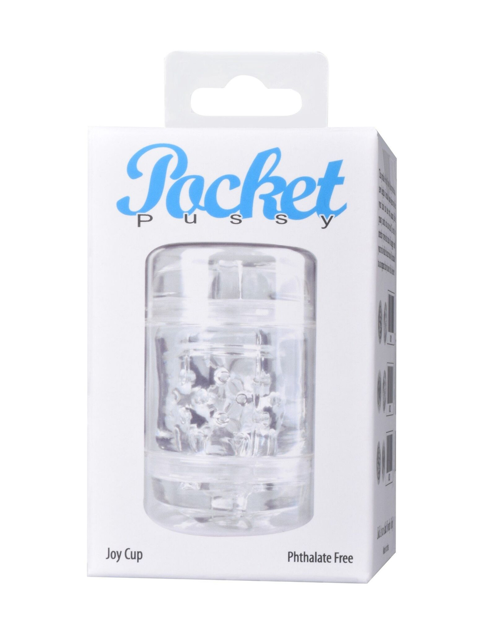 Мастурбатор Erokay Joy Cup – двусторонний, прозрачный, 11,2 см