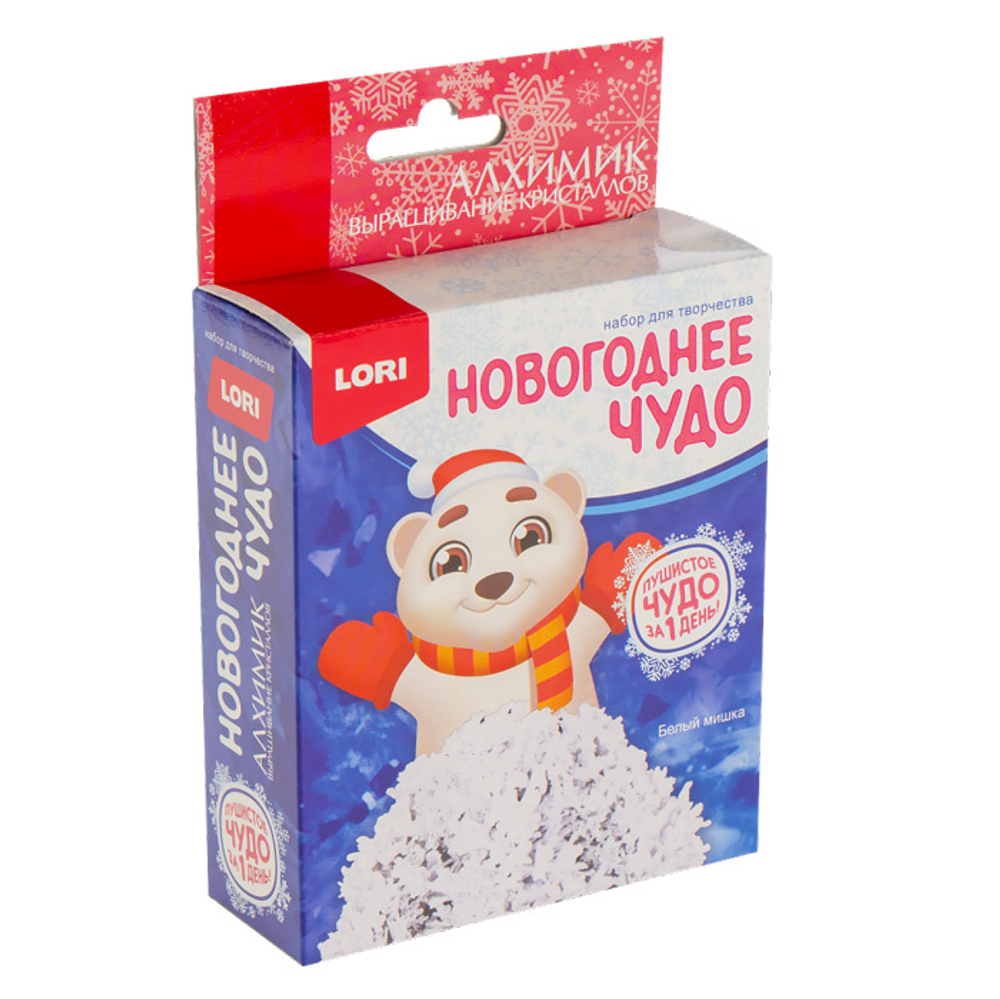 Выращивание кристаллов Белый мишка