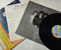 Винтажная виниловая пластинка LP ELO Electric Light Orchestra Time (Japan 1981) (Obi) 25AP 2111