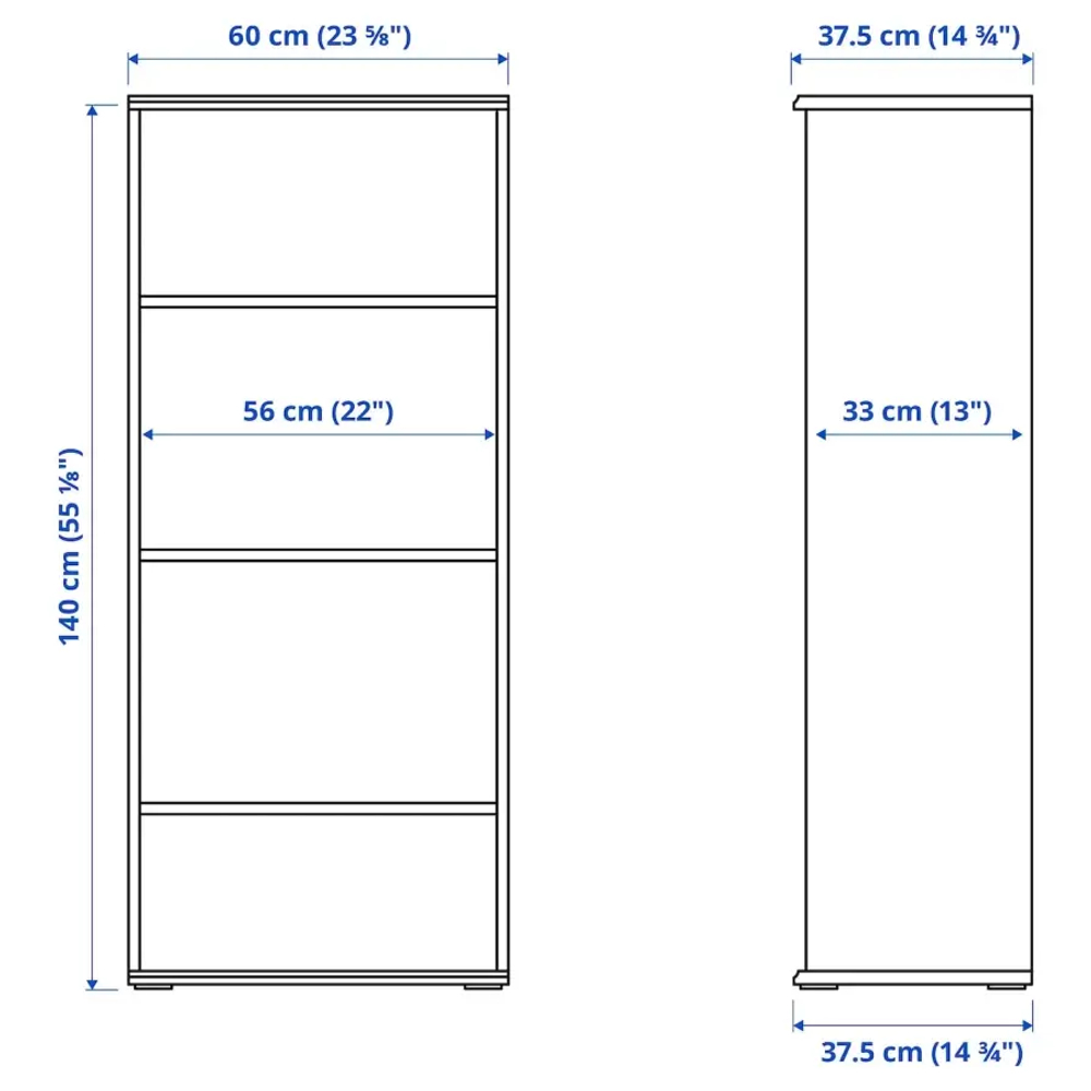 Тумба под телевизор - IKEA SKRUVBY/СКРУВБИ ИКЕА, 38х140х216 см, белый/светло-коричневый