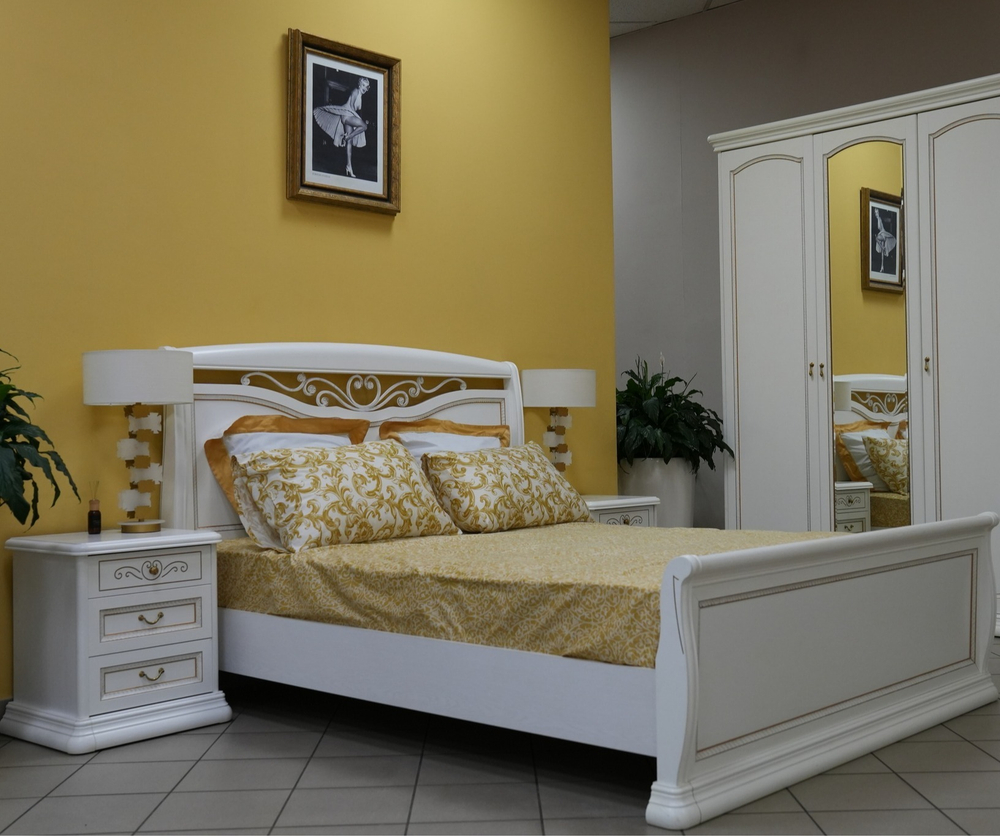 Кровать + 2 тумбы «Луиджи»