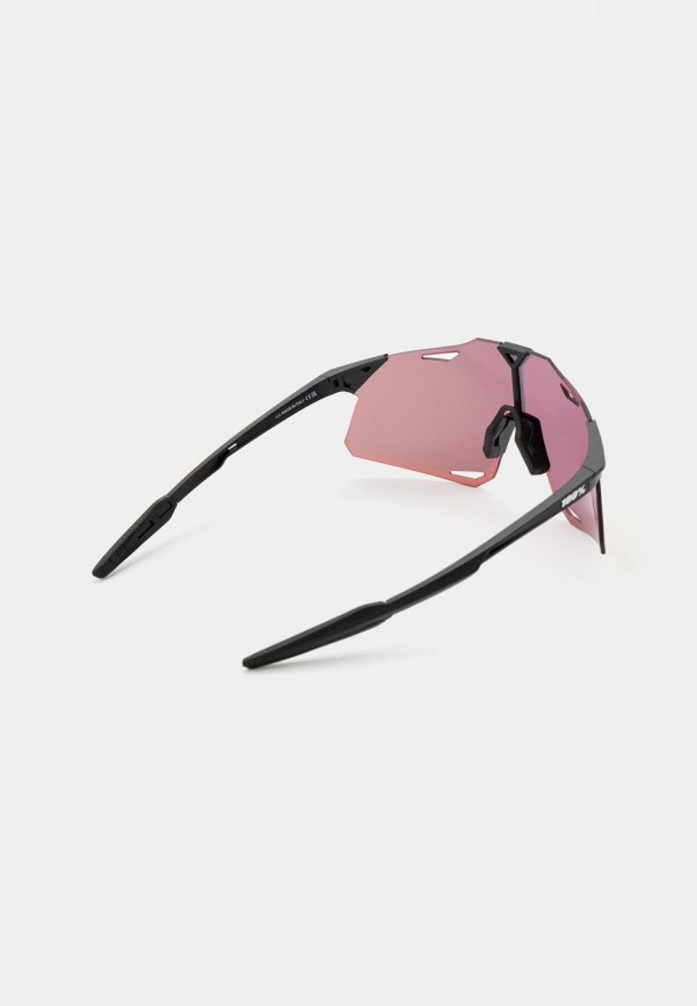 Спортивные очки 100% Hypercraft / Matte Black / HiPER Red Multilayer Mirror Lens