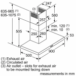 Вытяжка BOSCH DWB94BC52