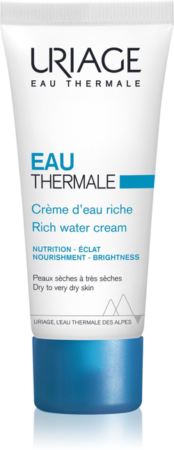 Uriage Eau Thermale Rich Water Cream - питательный и увлажняющий крем для сухой и очень сухой кожи /   40  ml  / GTIN 3661434004995