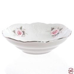 Набор салатников Bernadotte Серая роза платина 13 см(6 шт)