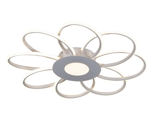 Потолочный светодиодный светильник без пульта FL430/8+1 WH белый 96W 4200K 630*630*60 (без ПДУ)