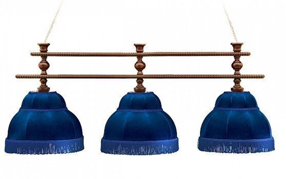 Лампа "Барон-Люкс" 3 плафона - ясень