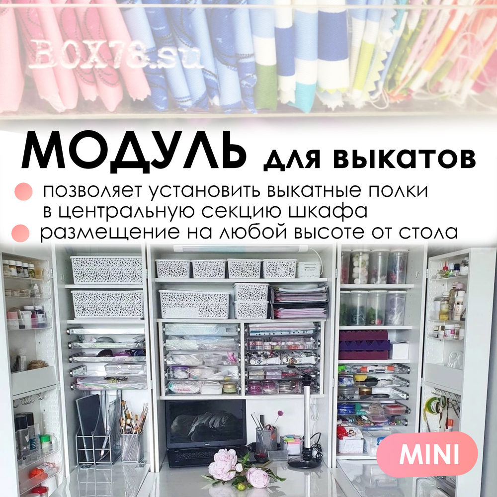 Модуль для выкатных полок в центральную секцию MINI