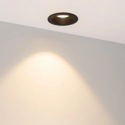 Светильник MS-ATOLL-BUILT-R86-10W Warm3000 (BK, 60 deg, 230V) (Arlight, IP54 Металл, 5 лет) 041573