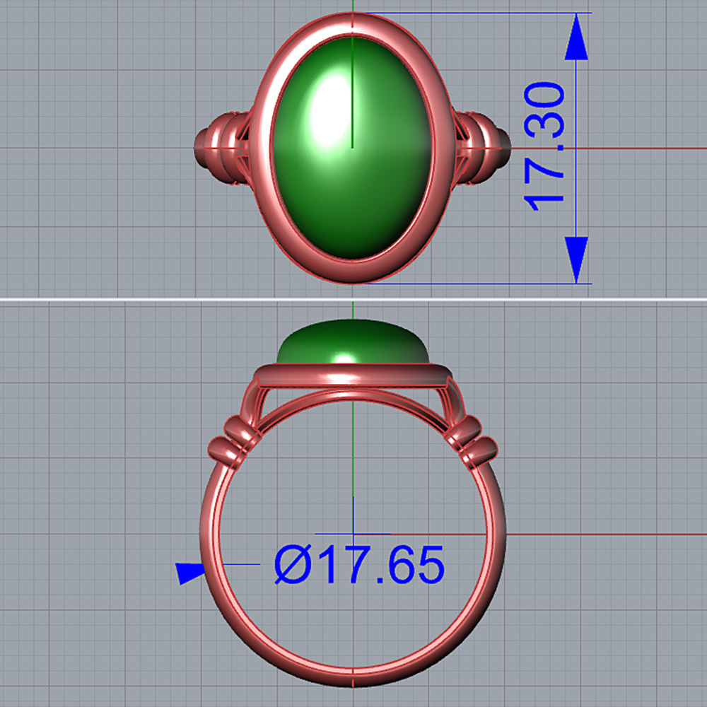 3д модель кольца для 3д принтера