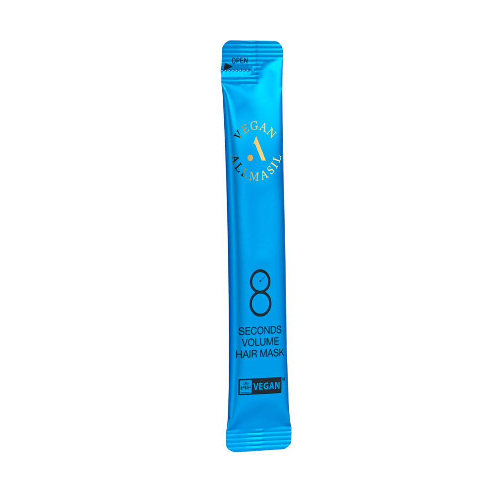 ALLMASIL - МАСКА ДЛЯ ОБЪЕМА ВОЛОС 8 SECONDS VOLUME HAIR MASK, 8 МЛ * 1 ШТ