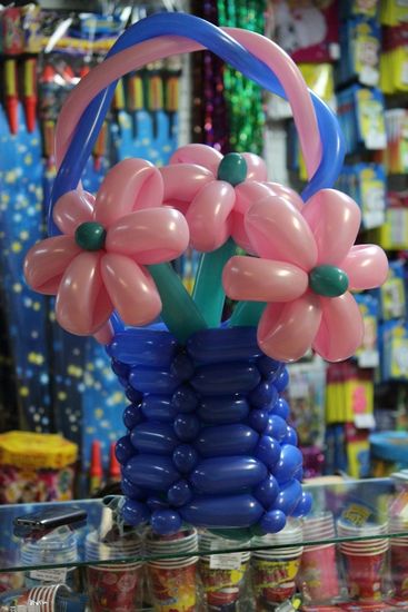 Корзинка с цветами