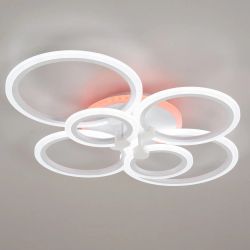 Citilux Сента CL237B160E RGB Люстра с пультом Белая