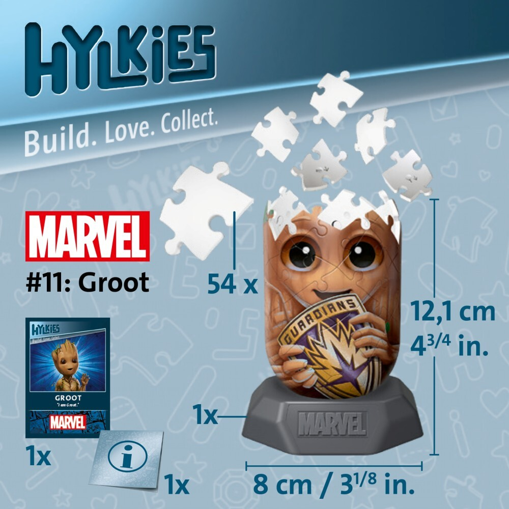 Ravensburger - 3D пазл Hylkies: Грут 54 элемента. 011606 / артикул   011606  / GTIN 4005555011606