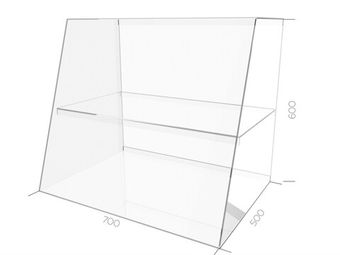 Витрина 700х500х600мм