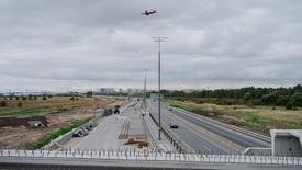 Строительство развязки к аэропорту Пулково на трассе М-11 вышло на финишную прямую