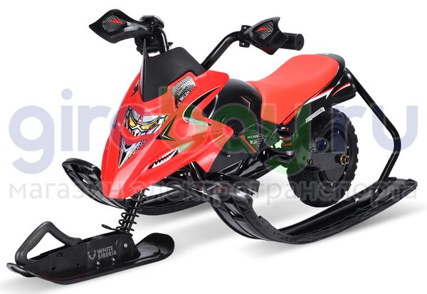 Детский электроснегокат White Siberia BELEK 800W - Красный